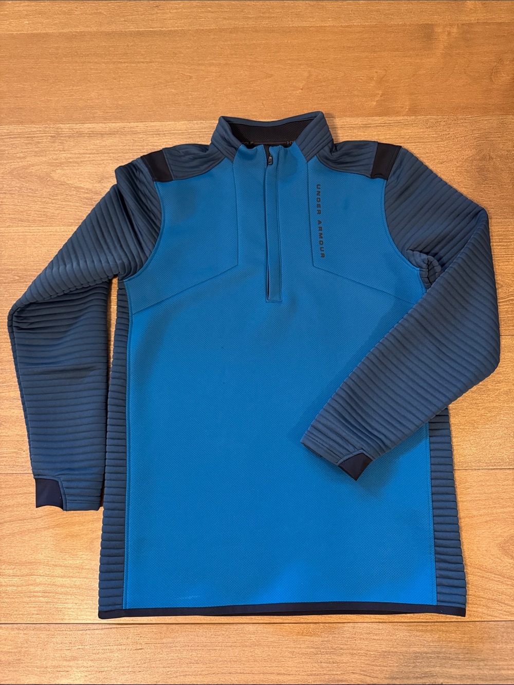 Under Armour Blue & Dark Blue Quarter-Zip Performance Pullover
